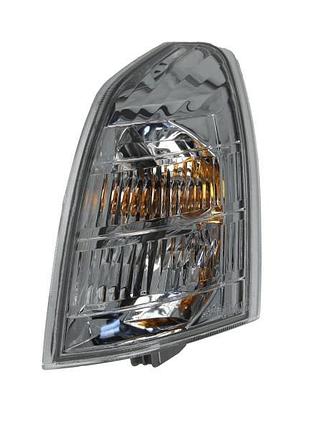 Указатель поворота nissan x-trail (t30) 2001-2007, левый + лампа, depo, 215-1599l-a-c