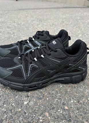 Кросівки asics gel комбіновані чорні 39