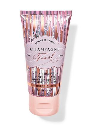 Парфюмированный крем для тела bath & body works champagne toast travel body cream 70 г