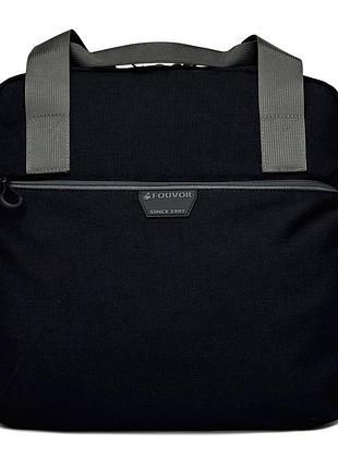 Стильная дорожная сумка полиэстер черный арт.3062-01 black fouvor (китай)