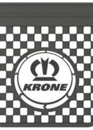 Брызговик с надписью krone 450x400 3d bw (цена за 2 шт)