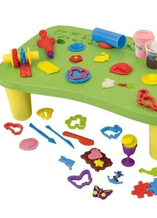 Набор для лепки playtive knet-set spieltisch - детский столик для пластилина с аксессуарами
