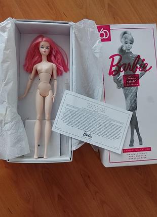 Кукла barbie silkstone proudly pink gold label барби сельсинкстоун шарнирная голд лабел оригинал