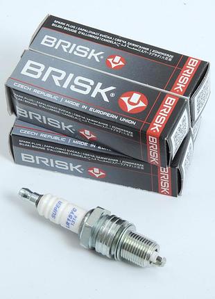 Свічки - "brisk" - lr15yc.1к super зазор-0.8мм, ключ-21 (2108-09 2121 ланос 1.4 (резистор) (1314)