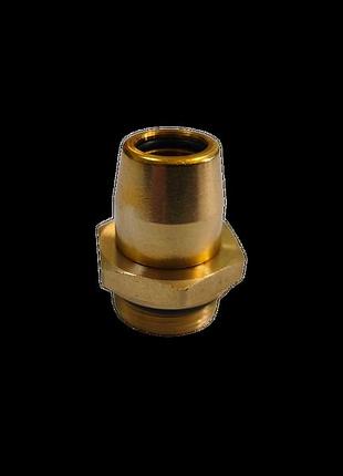 Фітінг прямий латунь d10mm аварійне розбірне m22x1.5mm різьба зовнішня