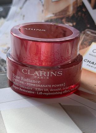 Оригинальный крем clariris rose radiance cream peptide pomegranate power