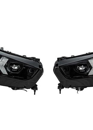 Передние фары рестайлинг black shadow line (требуется замена бампера) для bmw x5 g05 2019–2026 гг