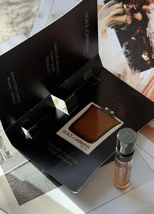 Пробник оригинал the one for men от dolce&amp;gabbana 3
