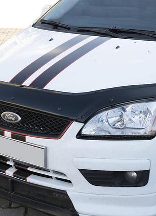 Дефлектор капота eurocap для ford focus ii 2005-2008 гг