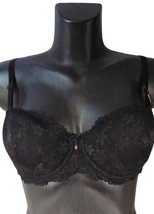 Бюстгальтер анжелика 90d черный lulola 319331