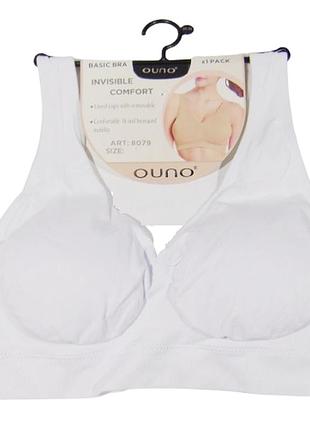 Топ - бюстгальтер 4xl-5xl белый ouno 8079