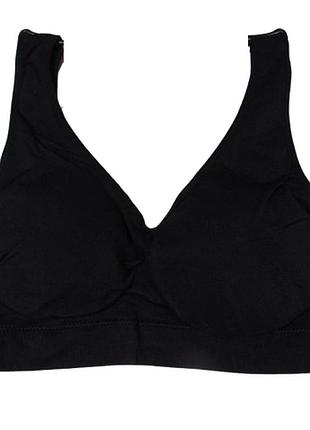 Топ - бюстгальтер 2xl-3xl черный ouno 8079