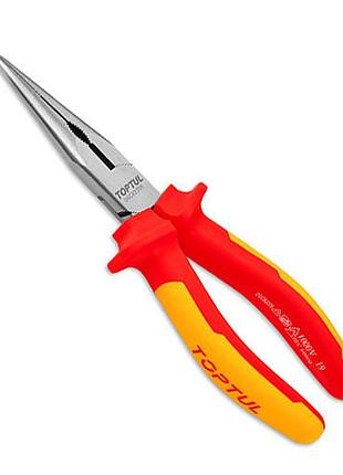 Длинногубцы диэлектрические 8" 1000v vde toptul dgcb2208