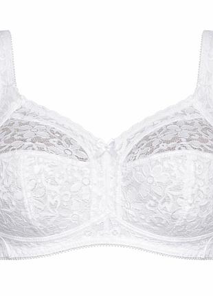 Бюстгальтер без косточек хлопок 85е белый lanny mode 8639