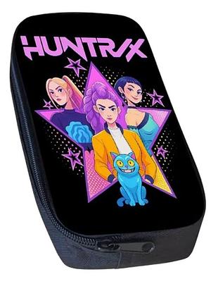 Детский нейлоновый школьный пенал кейпоп охотники на демонов kpop demon hunters