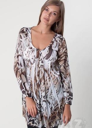 Туника paquito xa021-70 женск. коричневый s (55 741)