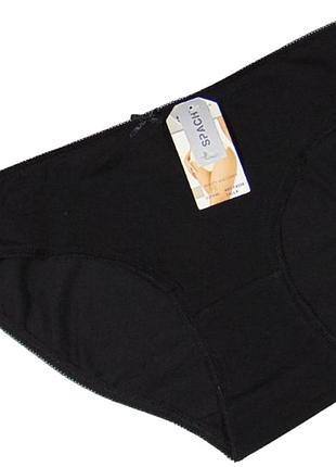 Трусики хлопок 2xl черные spach 4335