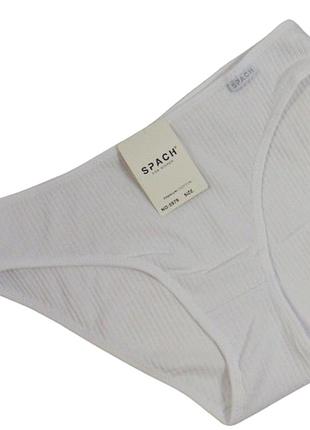 Трусики хлопковые в рубчик spach l-xl белые 5978