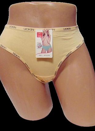 Трусики стринги uokin 3166 xl бежевые