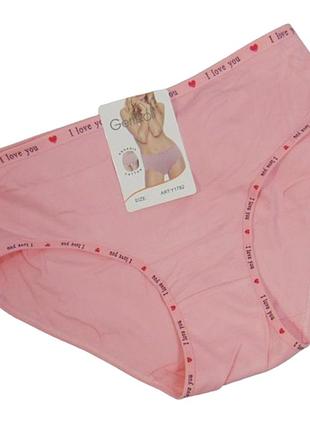 Трусы женские хлопок gerrikoll 2xl розовые 11782