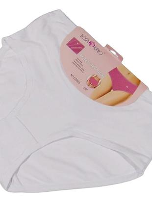 Теплые трусы термо 3xl белые rosa junio cz6803