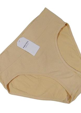 Трусики рубчик стягувальні l-xl бежеві ouno 3901