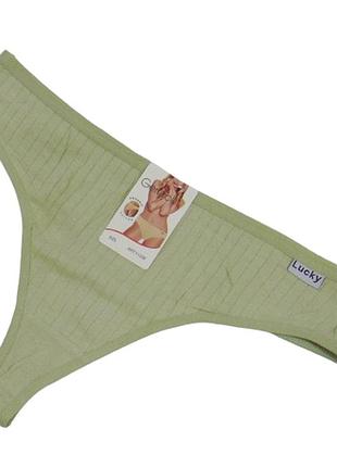 Стринги хлопок gerrikol 1206 2xl зеленые
