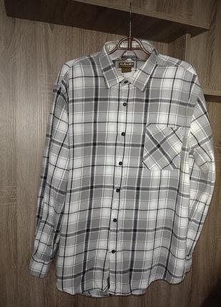 Рубашка atlas for men тёплая мужская в клеточку  50 (xl)