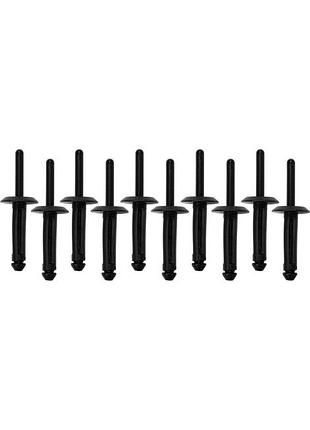 Заклепки пластикові yato, 6.3 x 25.2 мм, 10 шт. nylon [250](dw)