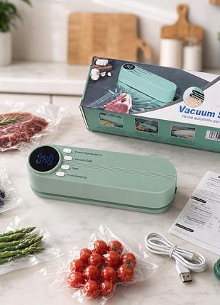 Аккумуляторный вакуумный упаковщик vacuum sealer