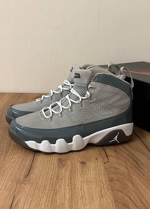Мужские кроссовки air jordan 9 retro cool gray 42