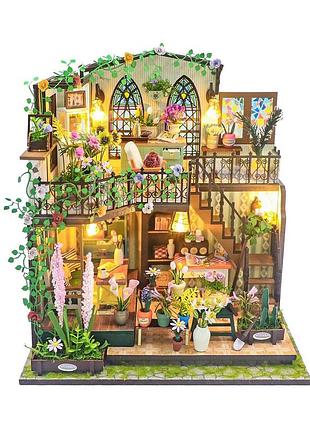 Румбокс цветочный домик дарси darcy flower house интерьерный конструктор diy house m2322