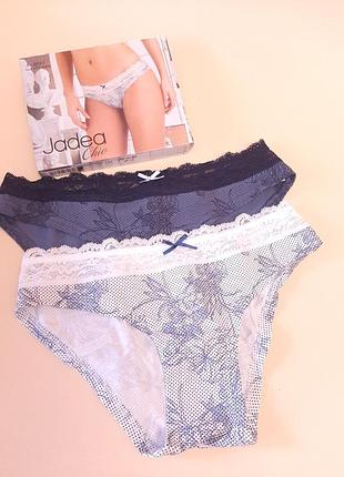Трусы слипы jadea 6041 синий, l
