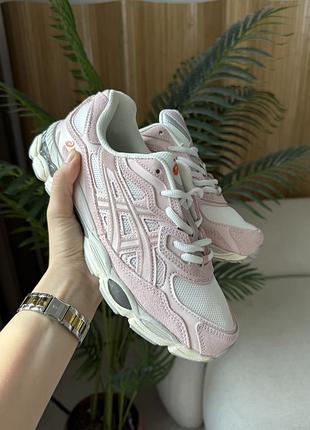 💕 жіночі кросівки asics gel-nyc cream rose water