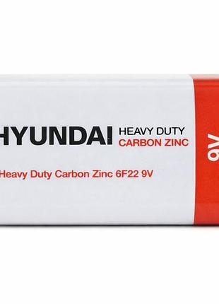 Батарейка hyundai 6f22 - heavy duty 9v - оригинал