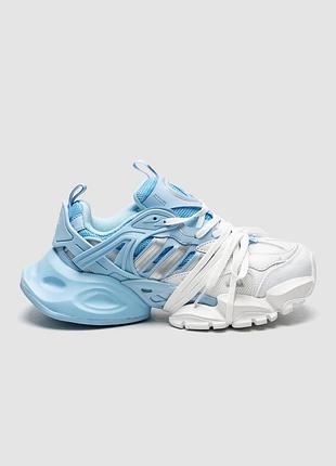 💕 женские кроссовки adidas vento xlg delux blue/white