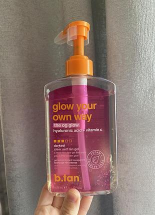 Iherb🍀веганська автозасмага для тіла b.tan glow your own way
