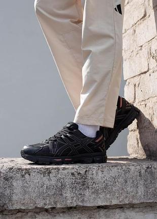 Чоловічі кросівки асікс чорні asics gel-kahana 8 black
