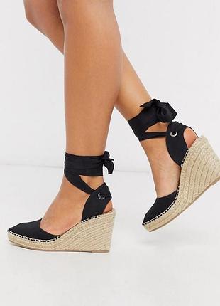 Жіночі еспадрільї босоніжки від asos 🖤