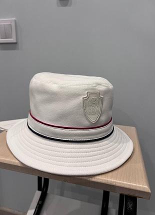 Brunello cucinelli white hat nwt luxury designer made in italy панамка чоловіча brunello cucinelli luxe