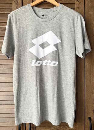 Оригінал! нова бавовняна чоловіча футболка lotto smart iv tee, m р., італія