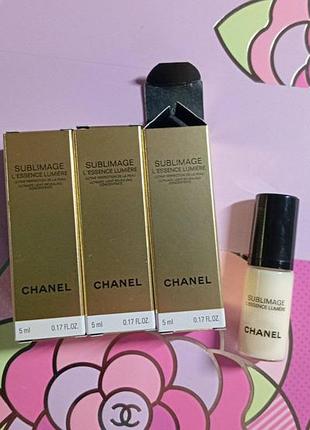 Відновлювальний концентрат для сяйва шкіри обличчя й шиї chanel sublimage l'essence lumière