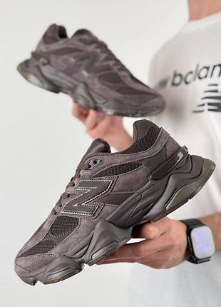 Мужские кроссовки new balance 9060 dark chocolate
