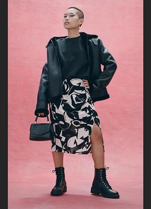 Спідниця жіноча міді з розрізом primark s