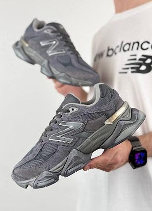 Мужские кроссовки new balance 9060 dark grey