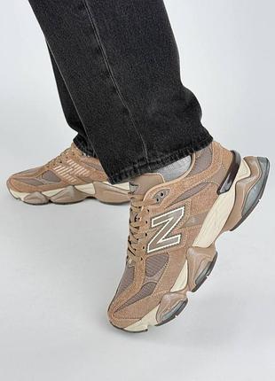 Мужские кроссовки new balance 9060 brown