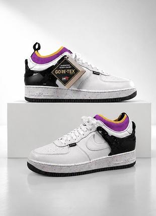 Жіночі кросівки nike air force 1 low sp undercover gore-tex white dq7558-001 оригінал женские кроссовки nike air force 1 low sp undercover gore-tex wh