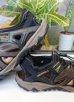 Міцні, дуже легкі та м'які шкіряні сандалі "merrell ®", оригінал. 42 р.