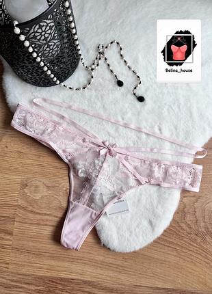 Мереживні рожеві трусики від hunkemoller