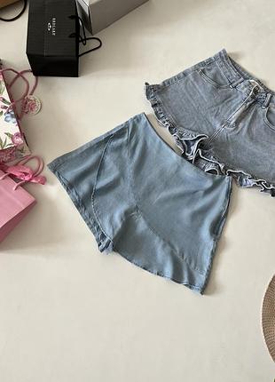Шорти спідниця zara нюанс
